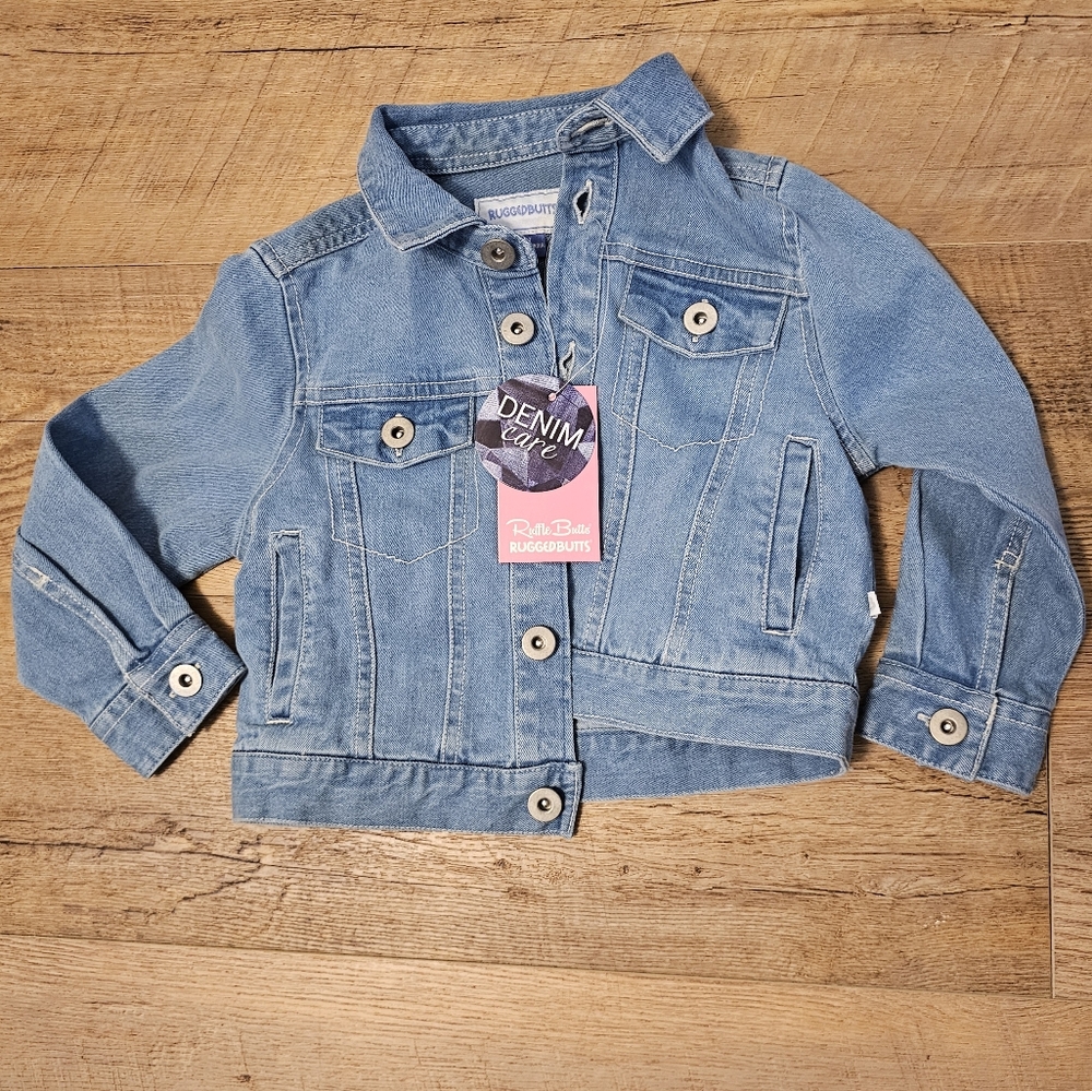 Boys Ruggedbutts denim jacket size 3T